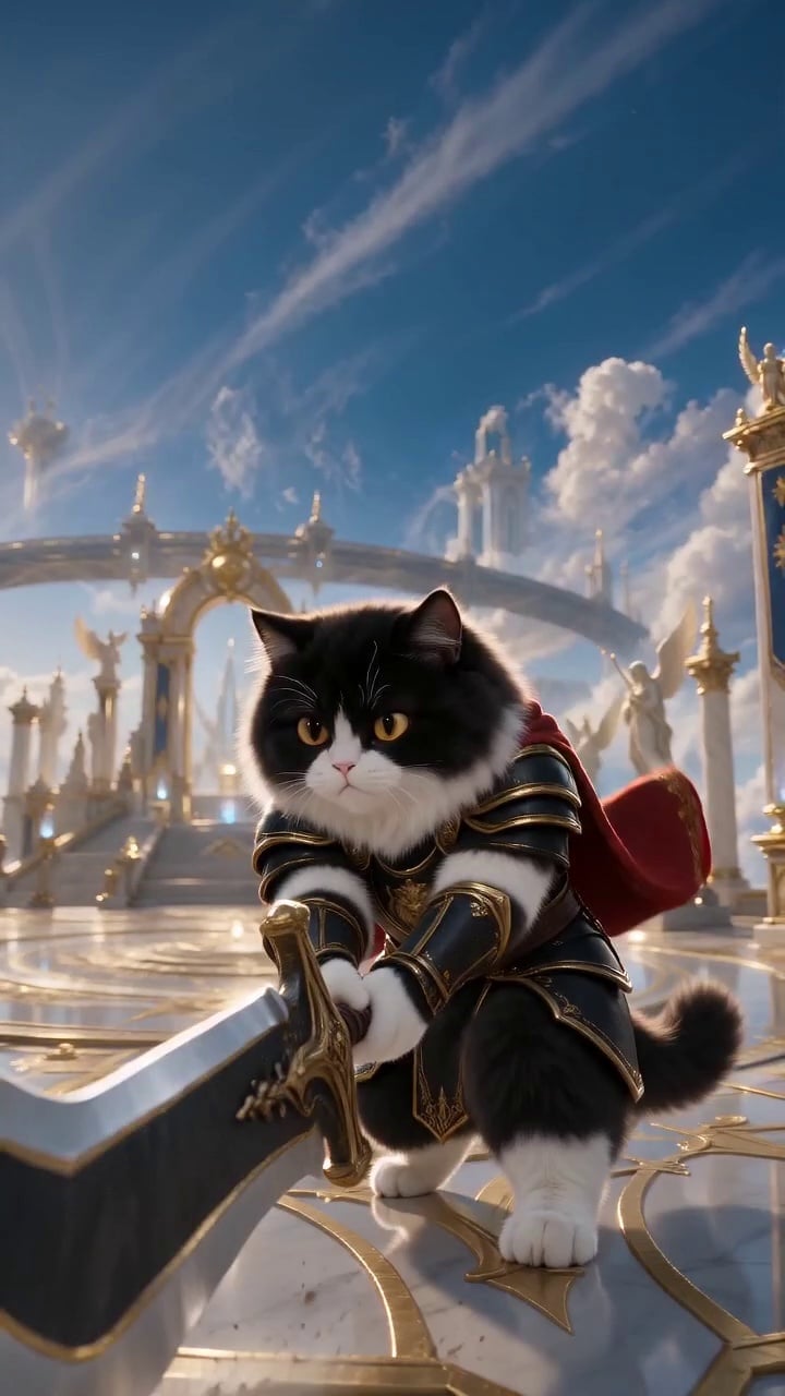 Hero holding a giant sword