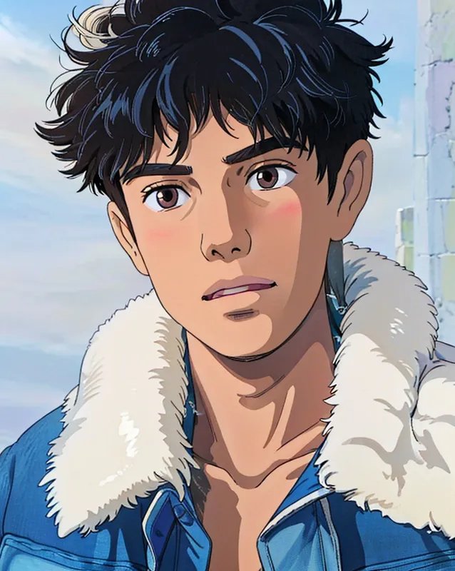 Photo to Ghibli conversion showing vibrant Ghibli style colors and textures