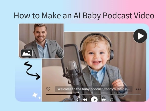 How to Make an AI Baby Podcast Video Online for Free