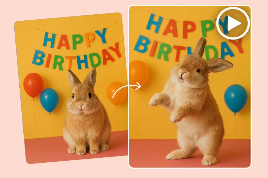 Capture your pet's dancing moments for fun, pranks, or special events.