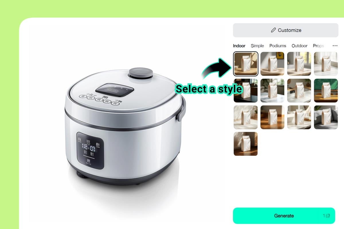 Select a style or enter a prompt