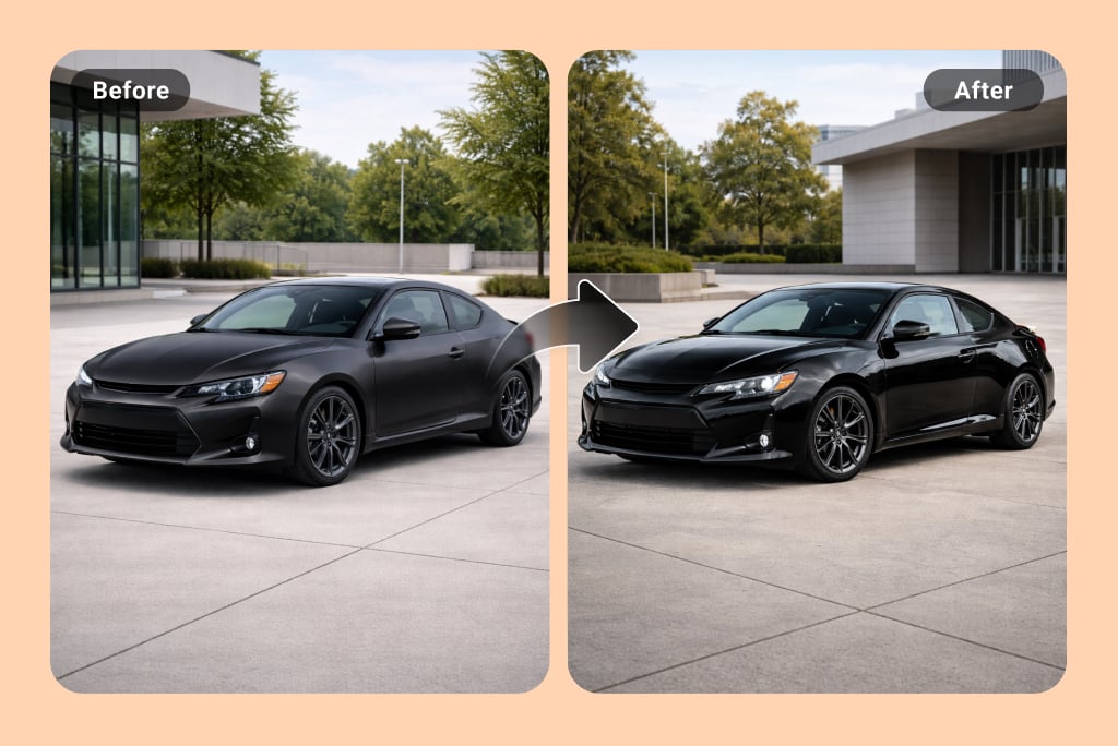 Realistic Paint Finish and Lighting