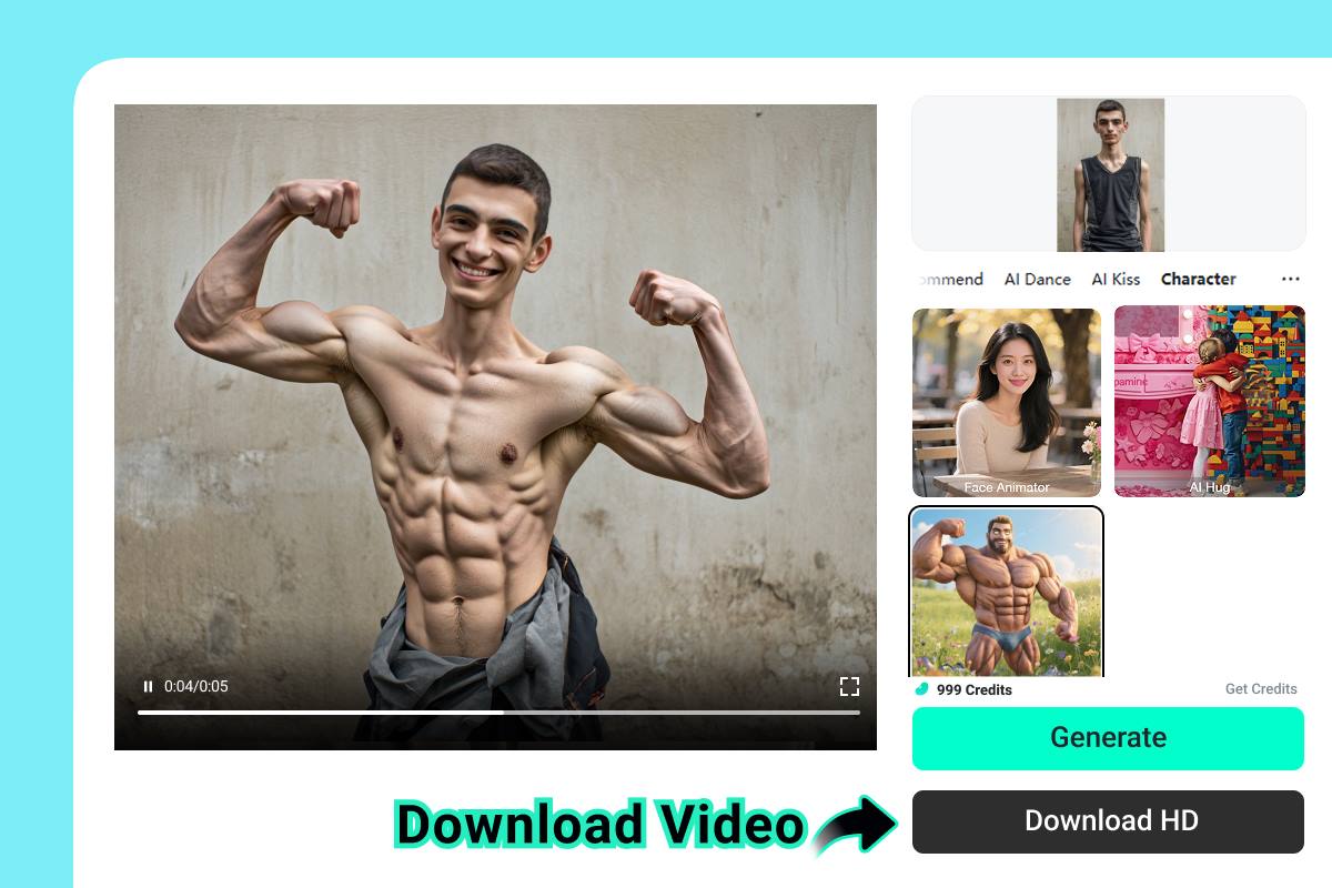 Step 3. Generate & Download Your Video