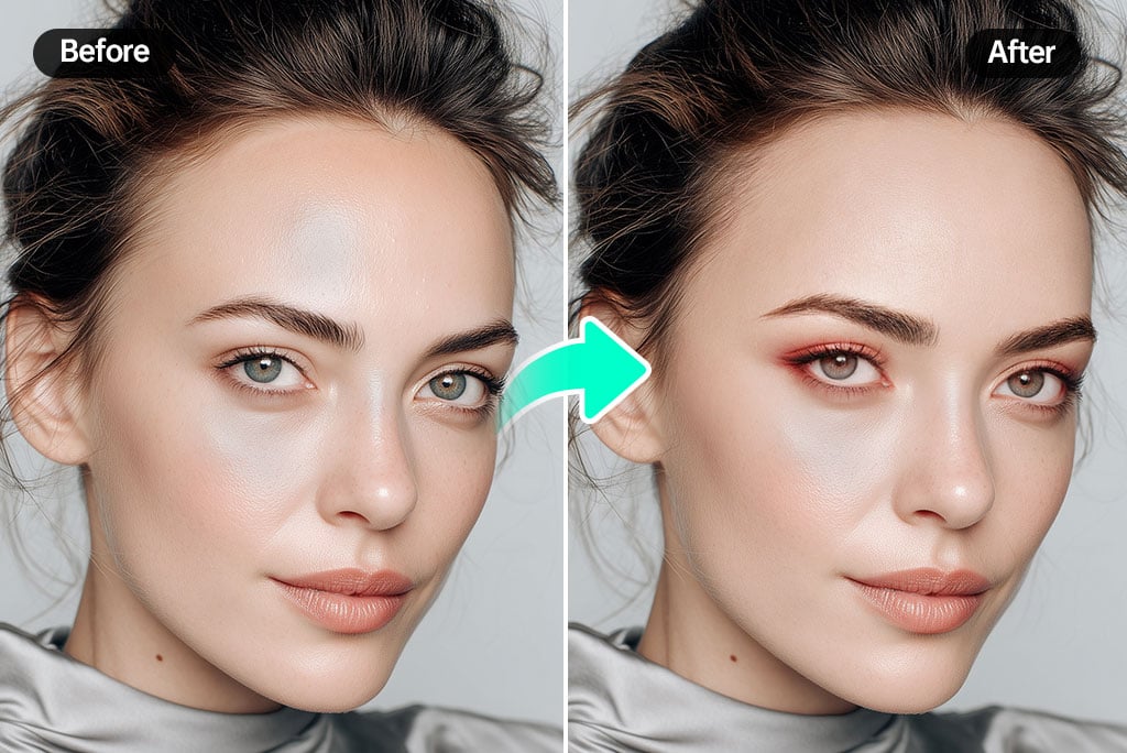 AI Eye Makeup: Add Lashes and Eyeliner in One Click