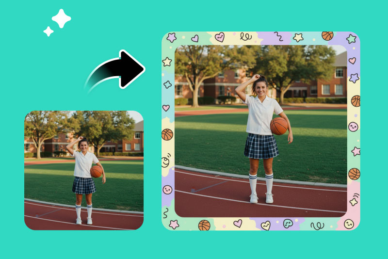 Playful and Colorful Frames for Fun Photos Playful and Colorful Frames for Fun Photos
