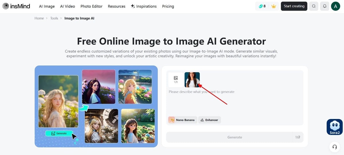 Use reference photos to guide the AI when creating realistic Afro hairstyles for women.