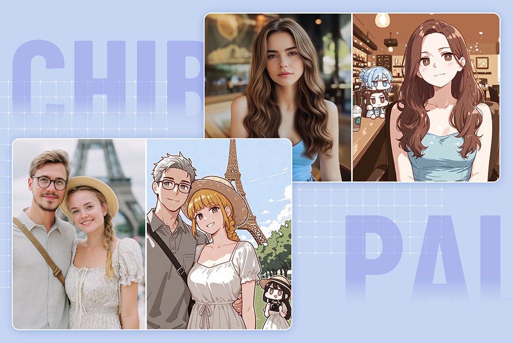 Turn Your Photo into a Duo with a Cute Chibi Companion