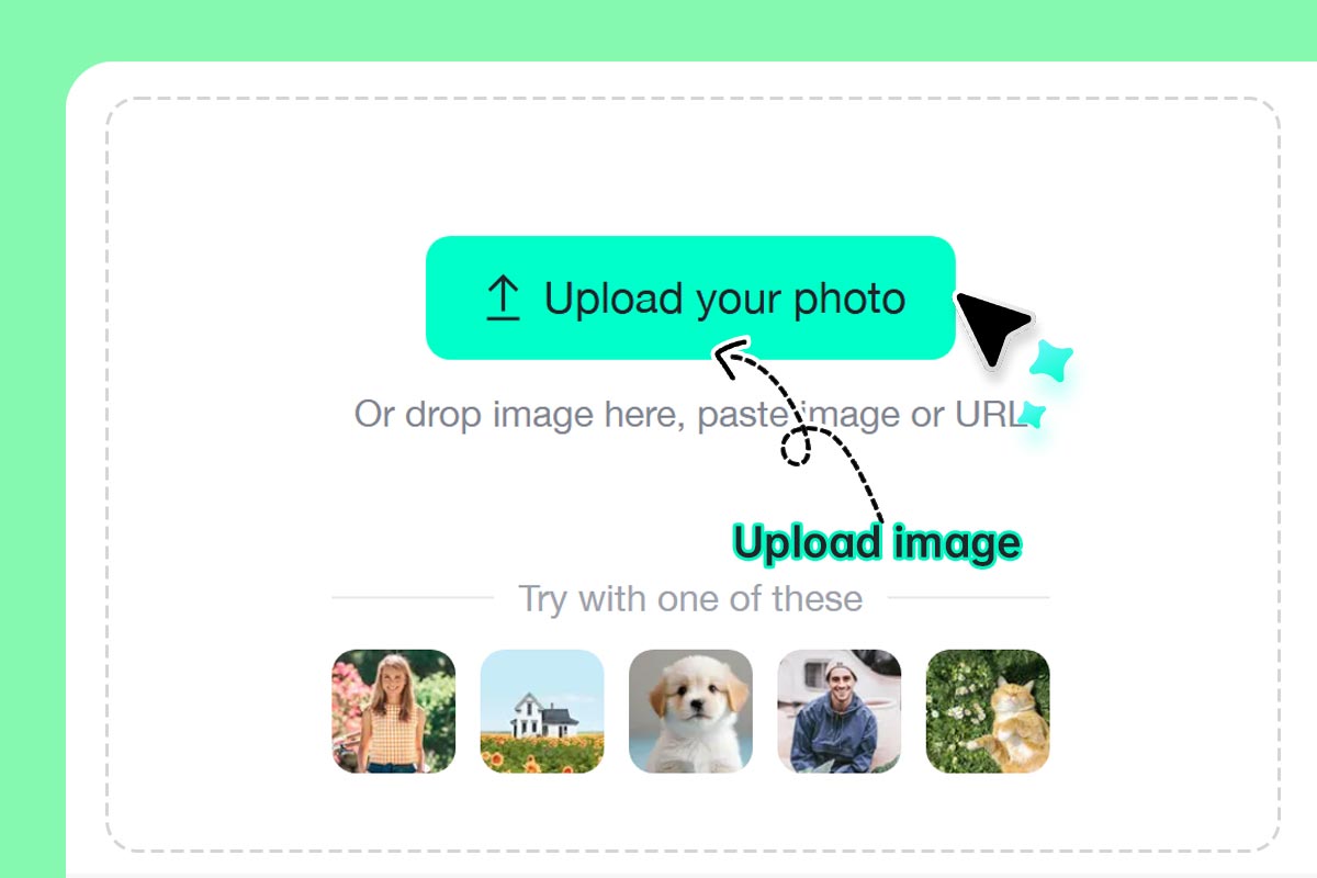 Step 1: Upload your photo