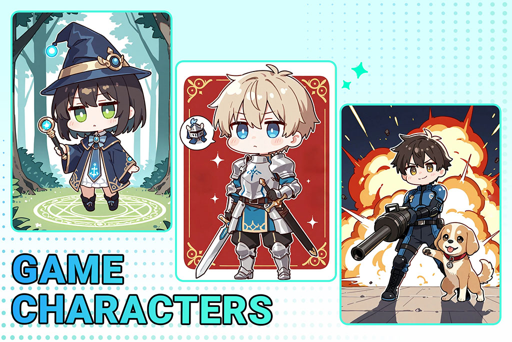 The Fastest AI Chibi Generator for Games or Events