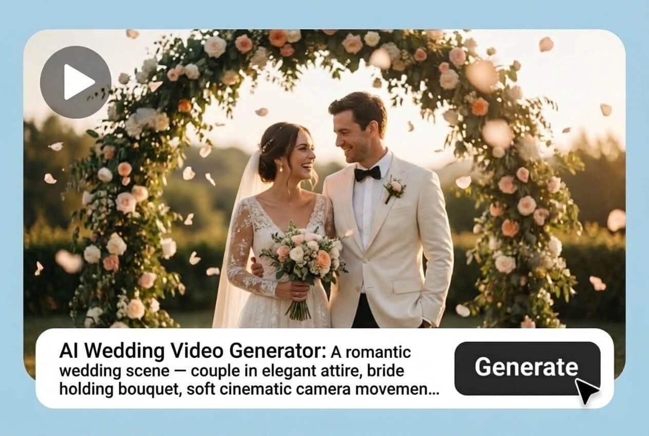 Create Wedding Videos from Text Prompts