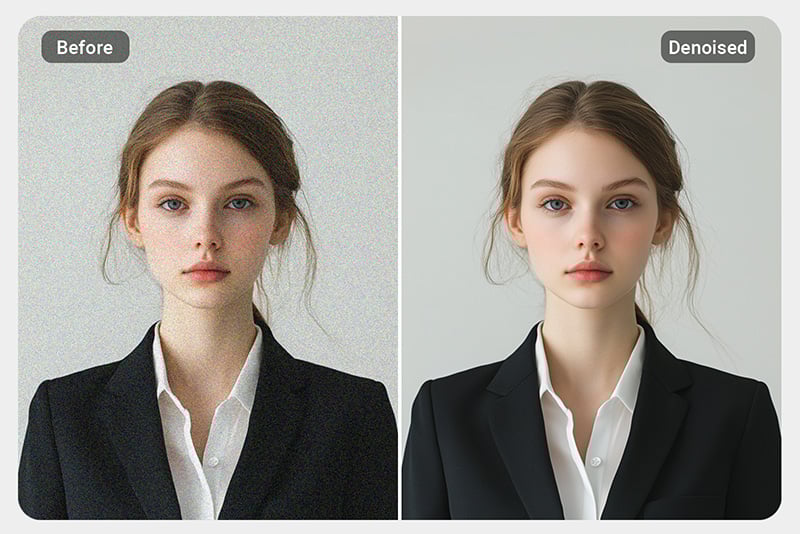 <p><span style="color: #000000;">Remove&nbsp;Noise&nbsp;from&nbsp;ID&nbsp;Photos</span></p>