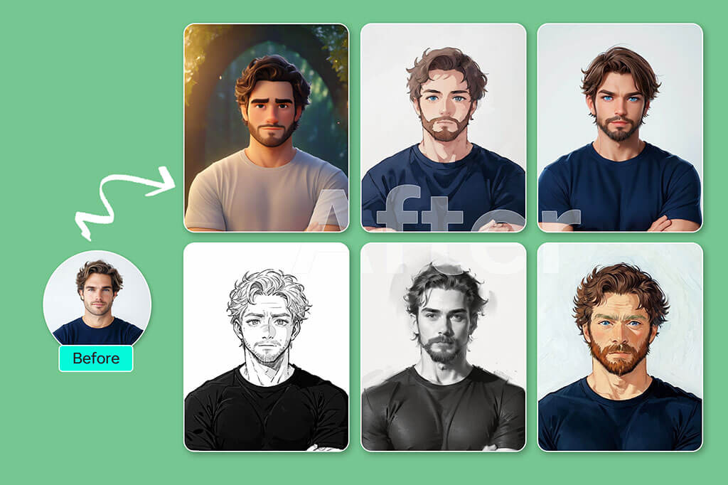 Create Stunning AI Profile Pictures in Multiple Styles