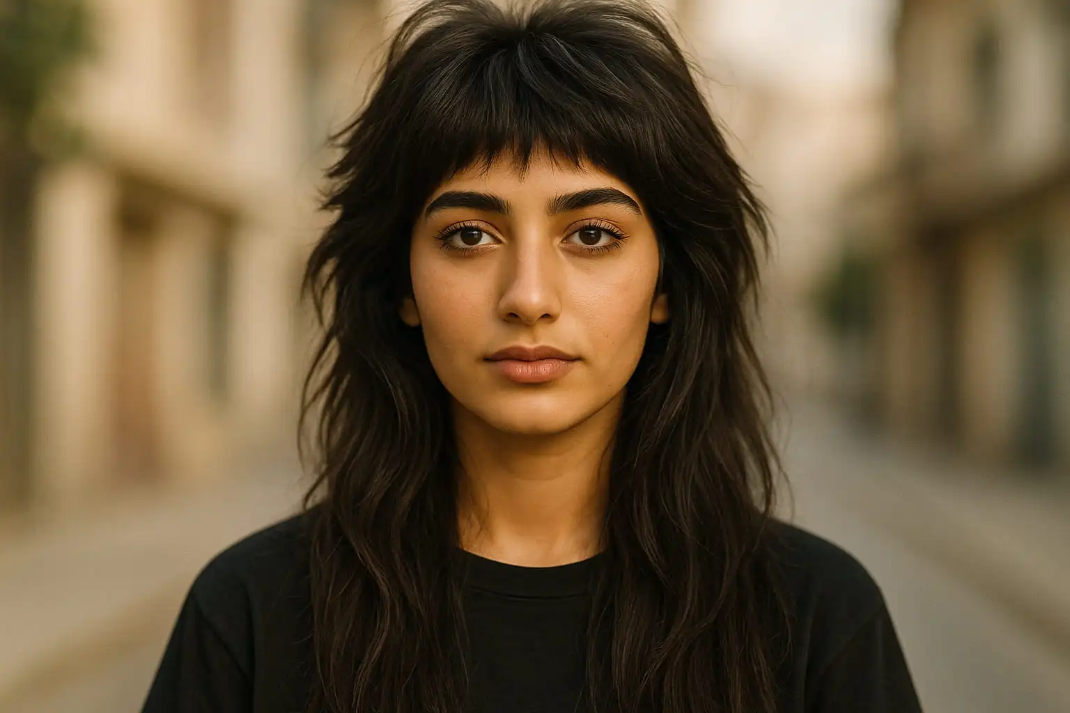 wolf cut hairstyle 