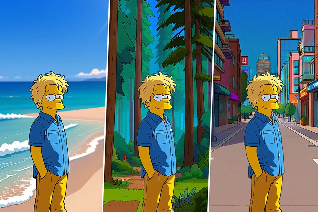 Explore Simpsons Worlds with Custom Backgrounds