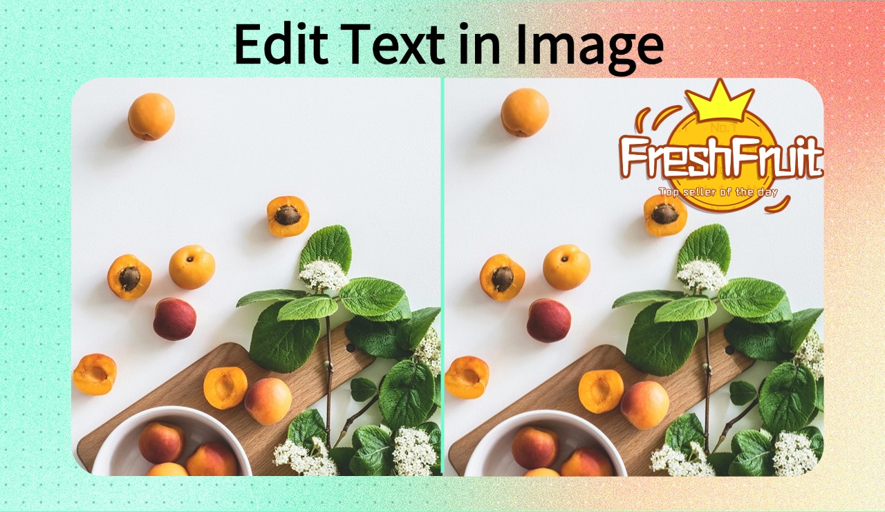 Free＆Easy Tool: Edit Text in Image Online