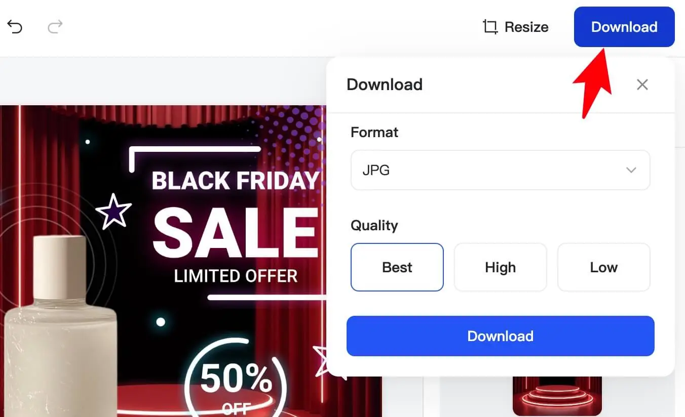 Download black friday banner design