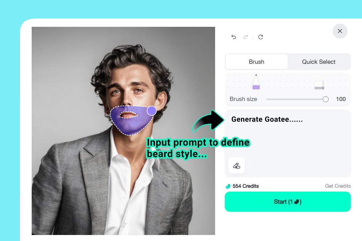 Step 3. Specify the Beard Style