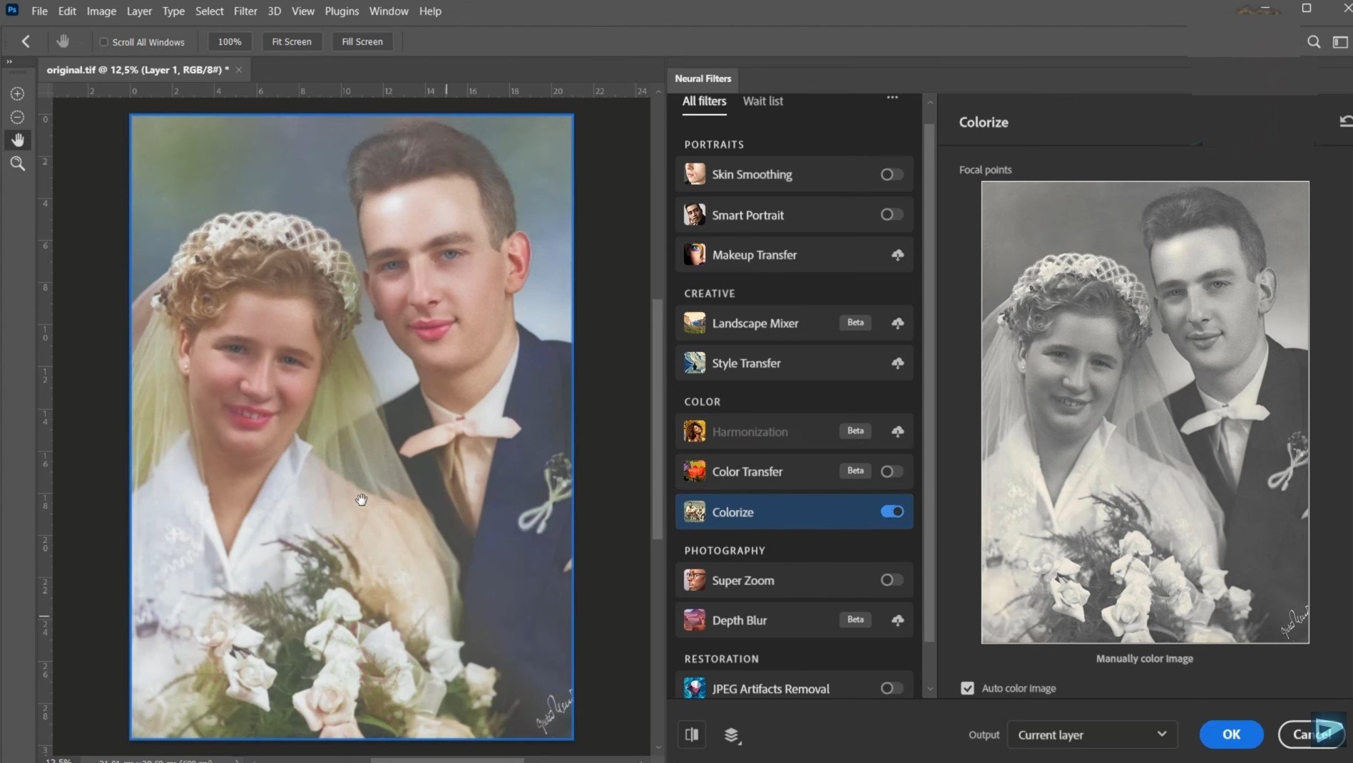 Colorize Black And White Photos Photoshop