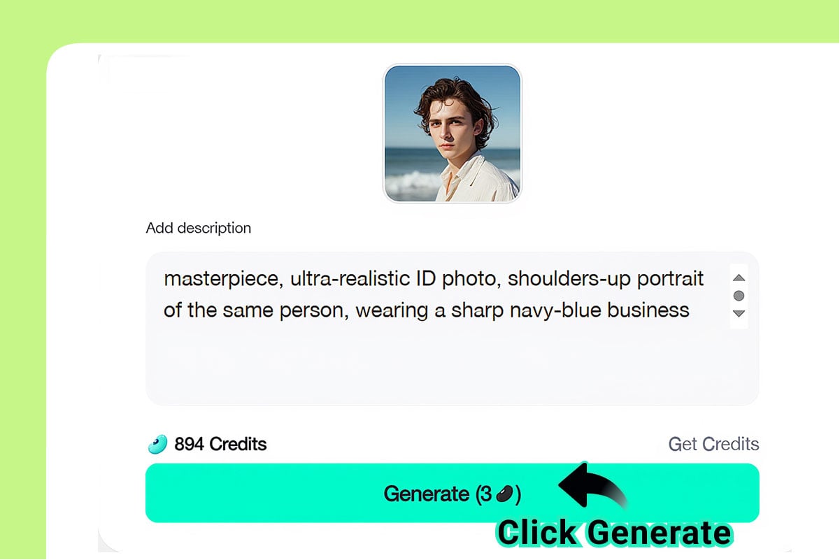 Generate ID Photo Generate ID Photo