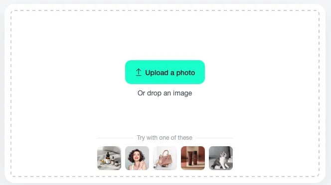 Screenshot demonstrating the process of uploading a photo to the Add Sticker to Photo Tool in insMind