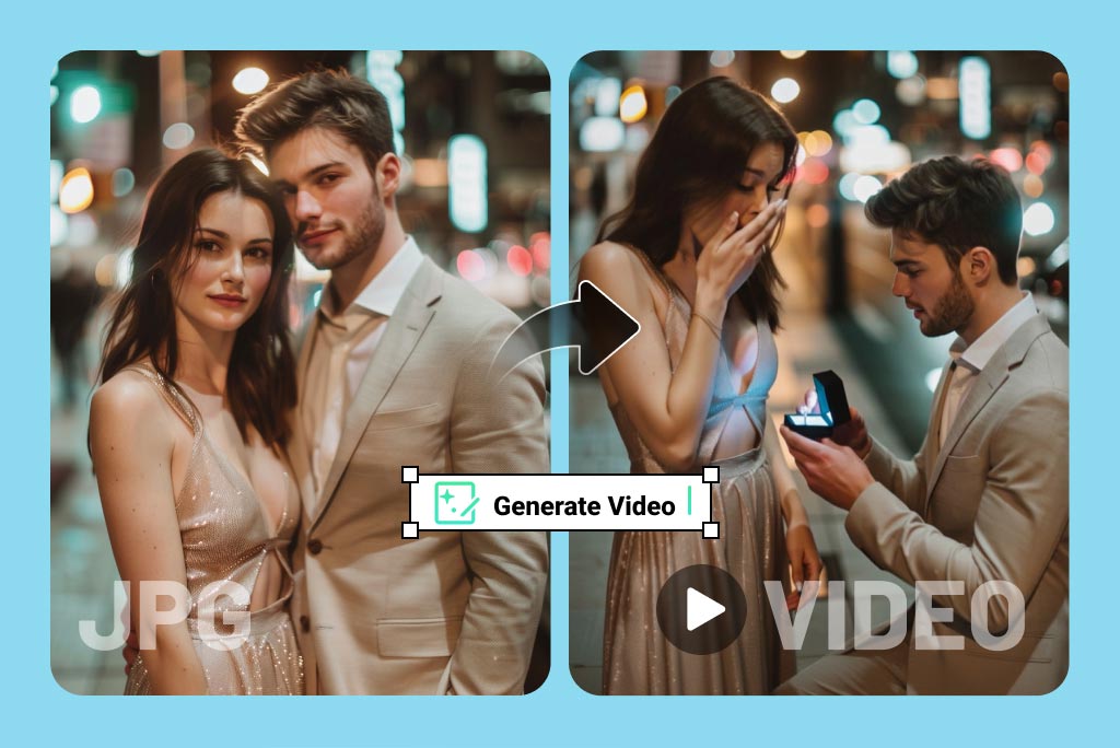 Bring Couple Photos to Life with Romantic AI Videos
