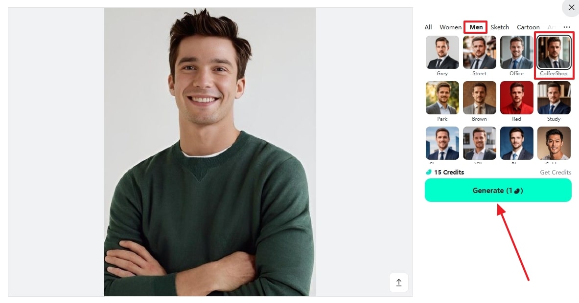 Generate Profile Image in Any Style