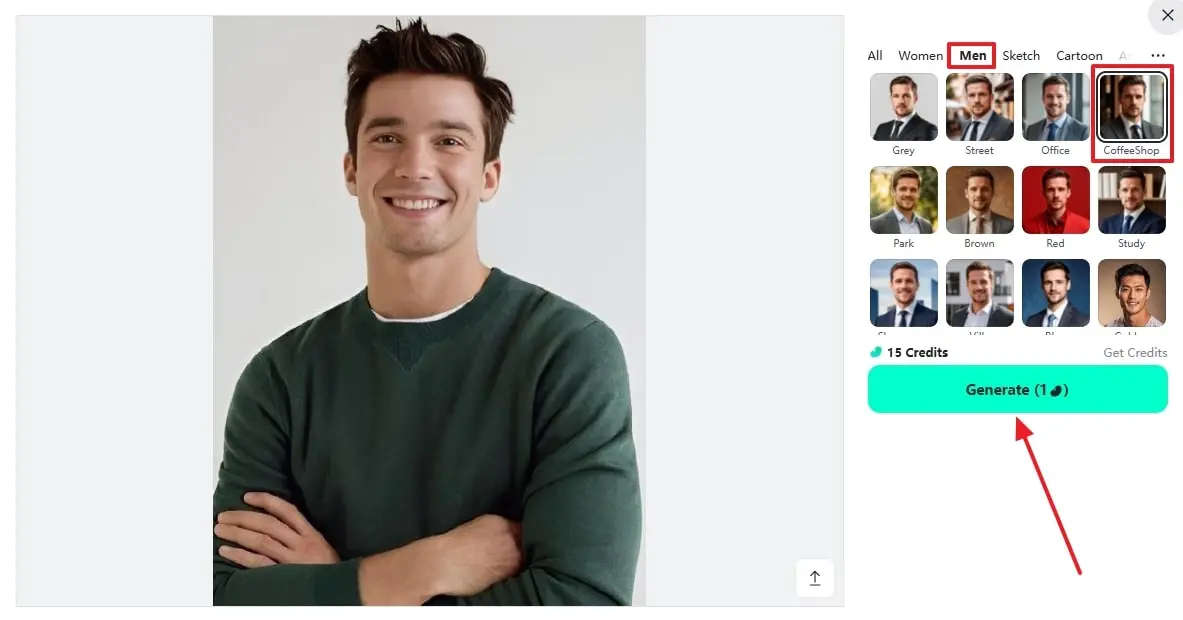 Generate Profile Image in Any Style