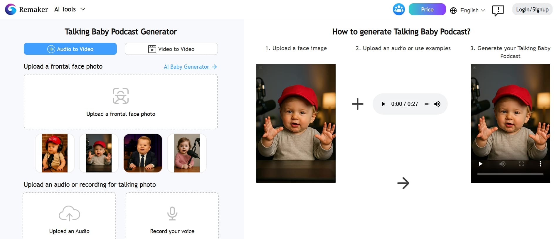  Remaker Baby Podcast Creator