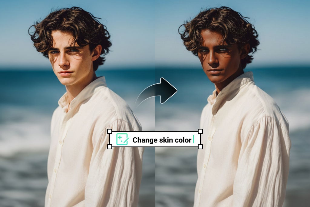 Edit Specific Skin Areas or Full Body Tone