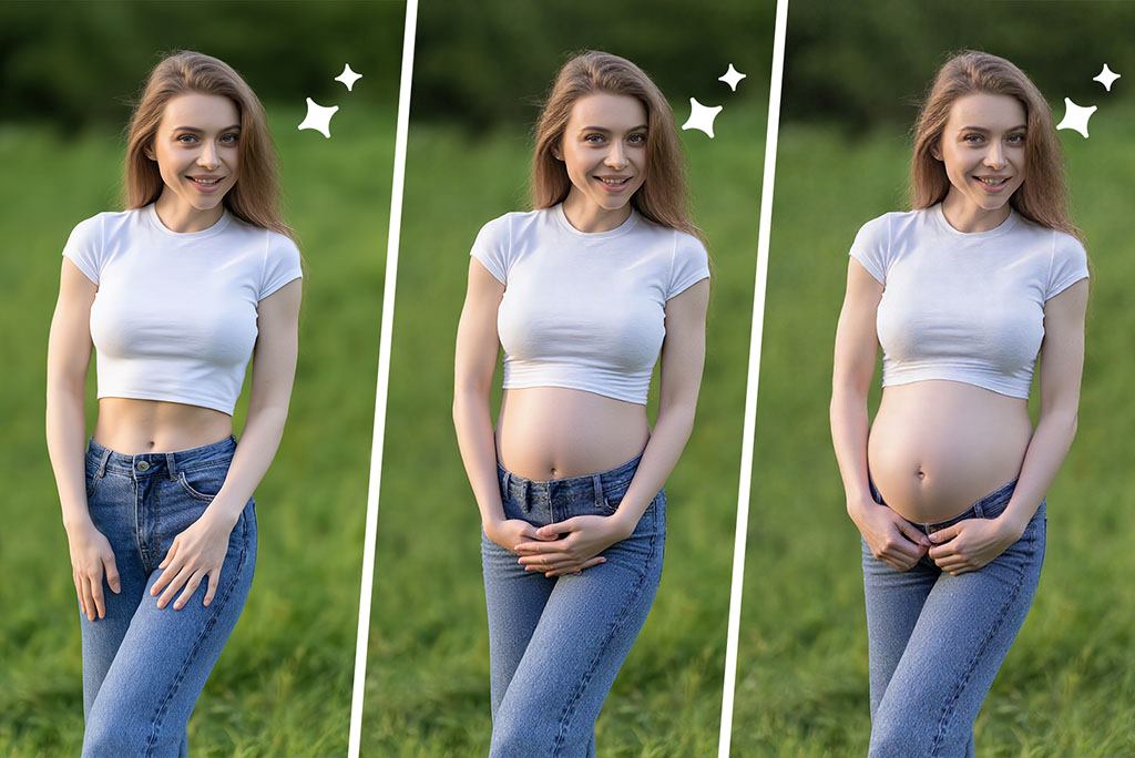 Create AI Pregnant Photos at Different Stages