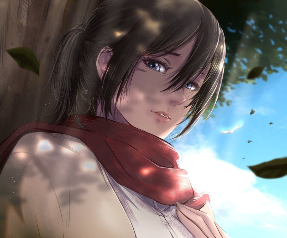 Anime Girl Character Mikasa Ackerman