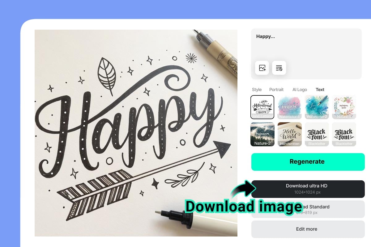 Step 4: Download your new font