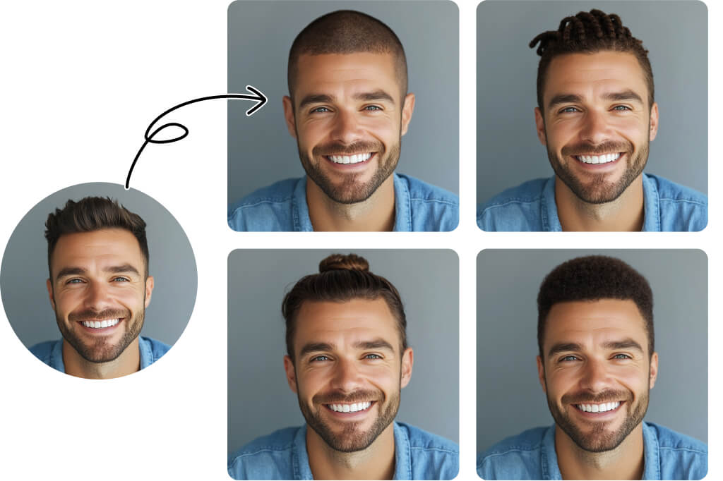 AI Braided Hair Filter for Men & Women