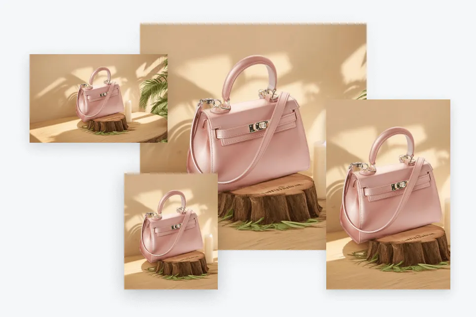 An image demonstrating how an AI Photo Editor helps ensure compliance with Etsy's photo requirements.