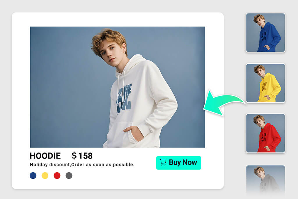 Create Multi-Color Clothing Listings Instantly