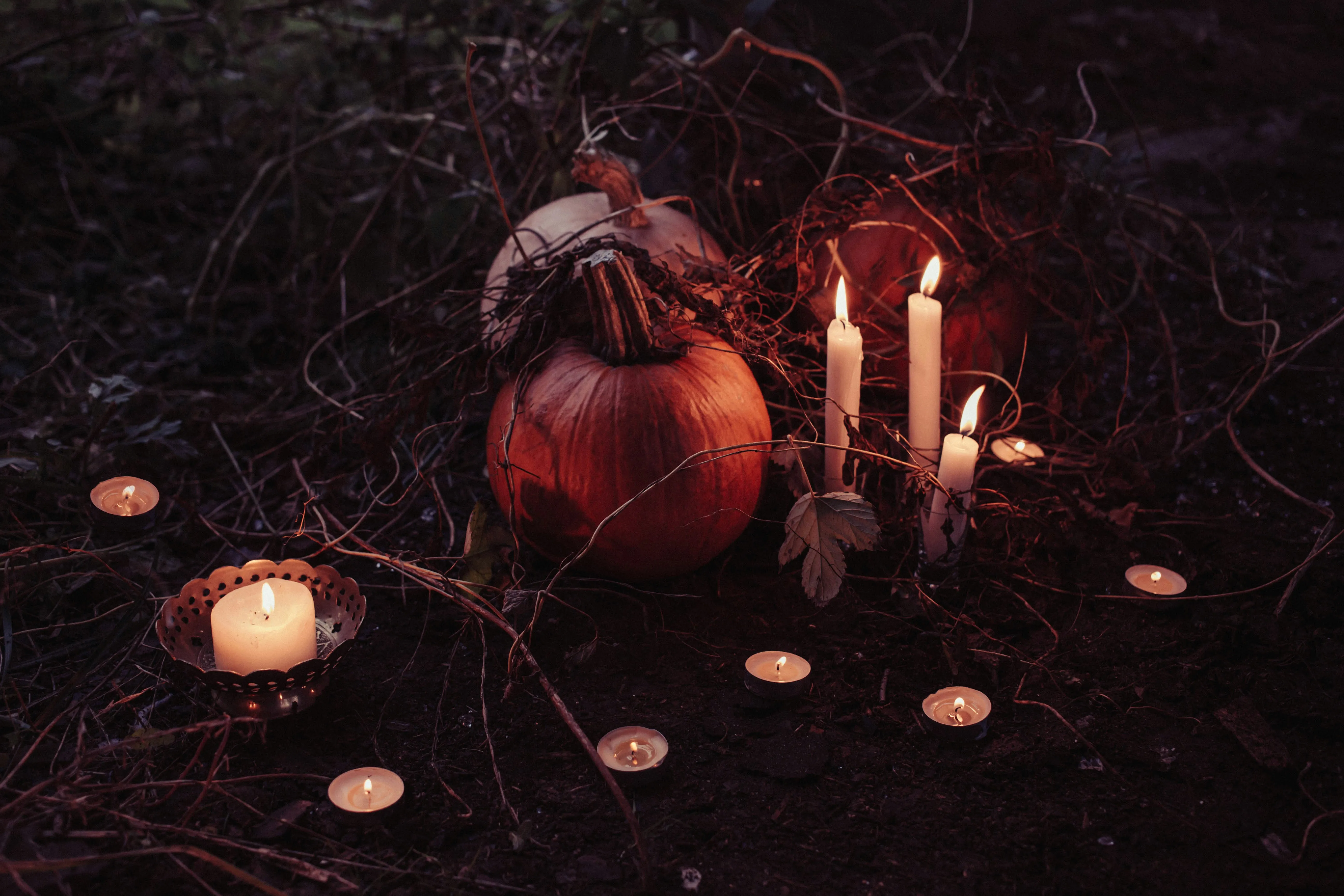 Demonstration image showing a photo with Halloween Holiday