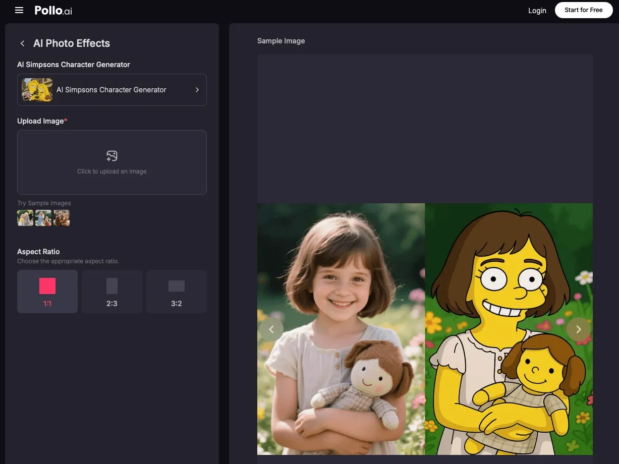 Turn your images into animated Simpsons-style GIFs and videos for social media.