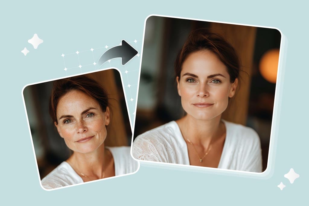 Get Rid of Wrinkles and Fine Lines with AI Photo Retoucher