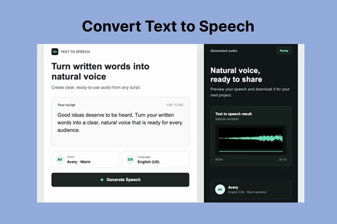 How to Turn Text into Natural AI Voice Online