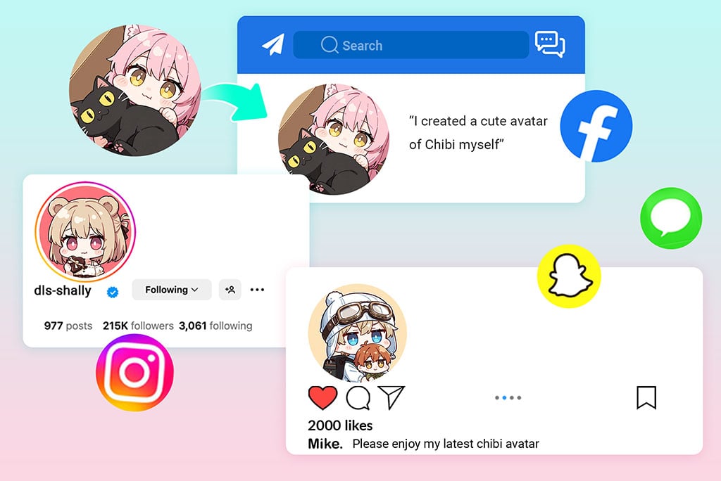 Create Adorable Chibi Avatar for Social Media