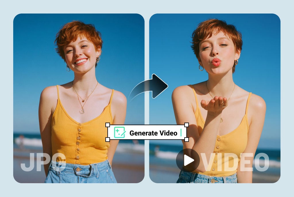 Make Romantic Air Kiss Videos with AI