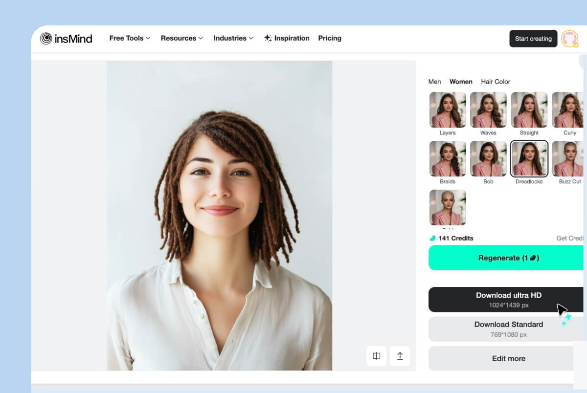 Generate Your Hairstyle