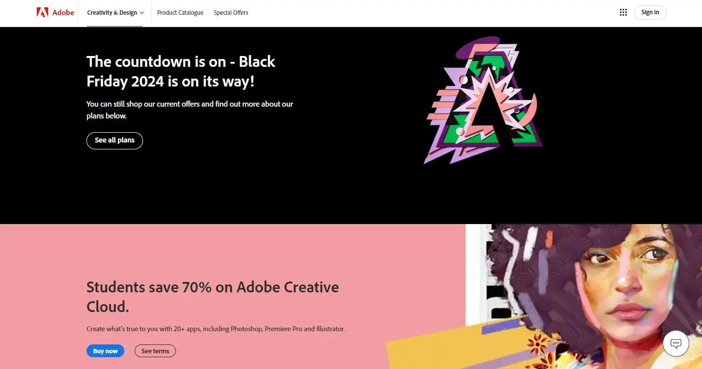 adobe black friday software deals