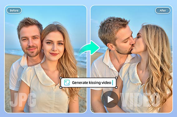 Step 2: Choose the Kissing Effect