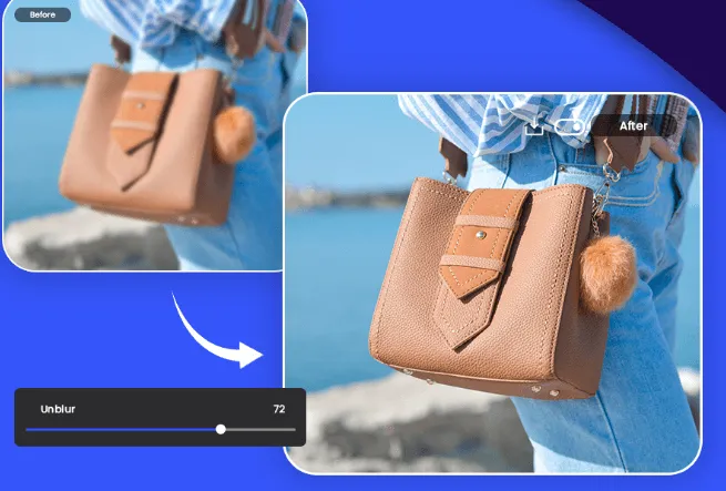 sharpen your product image with Image Sharpener using insMind