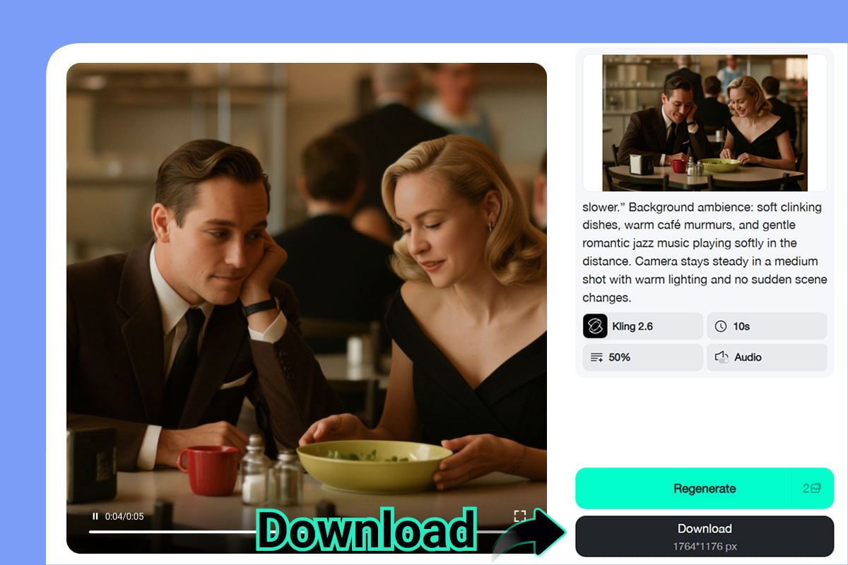 Step 4: Download & Share Your Final Video