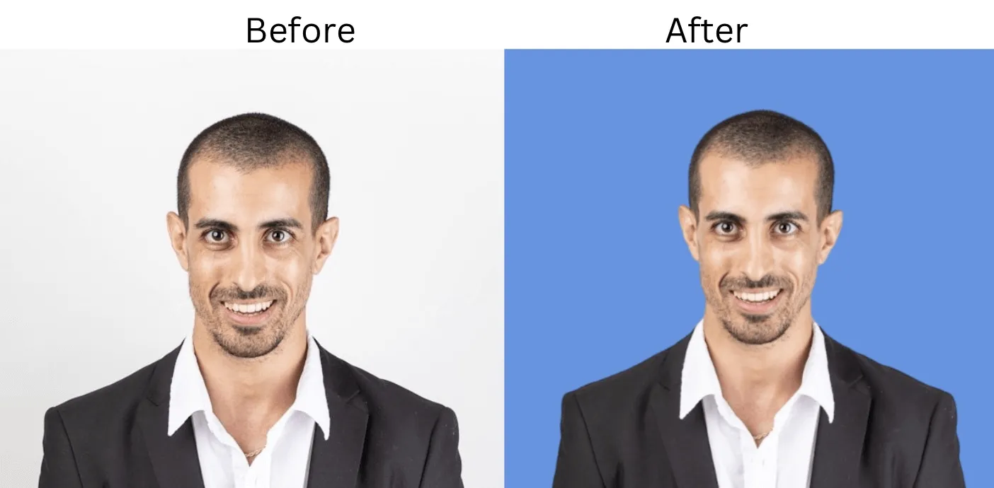 Add official backgrounds to passport, visa, and ID photos easily, without complex editing tools.