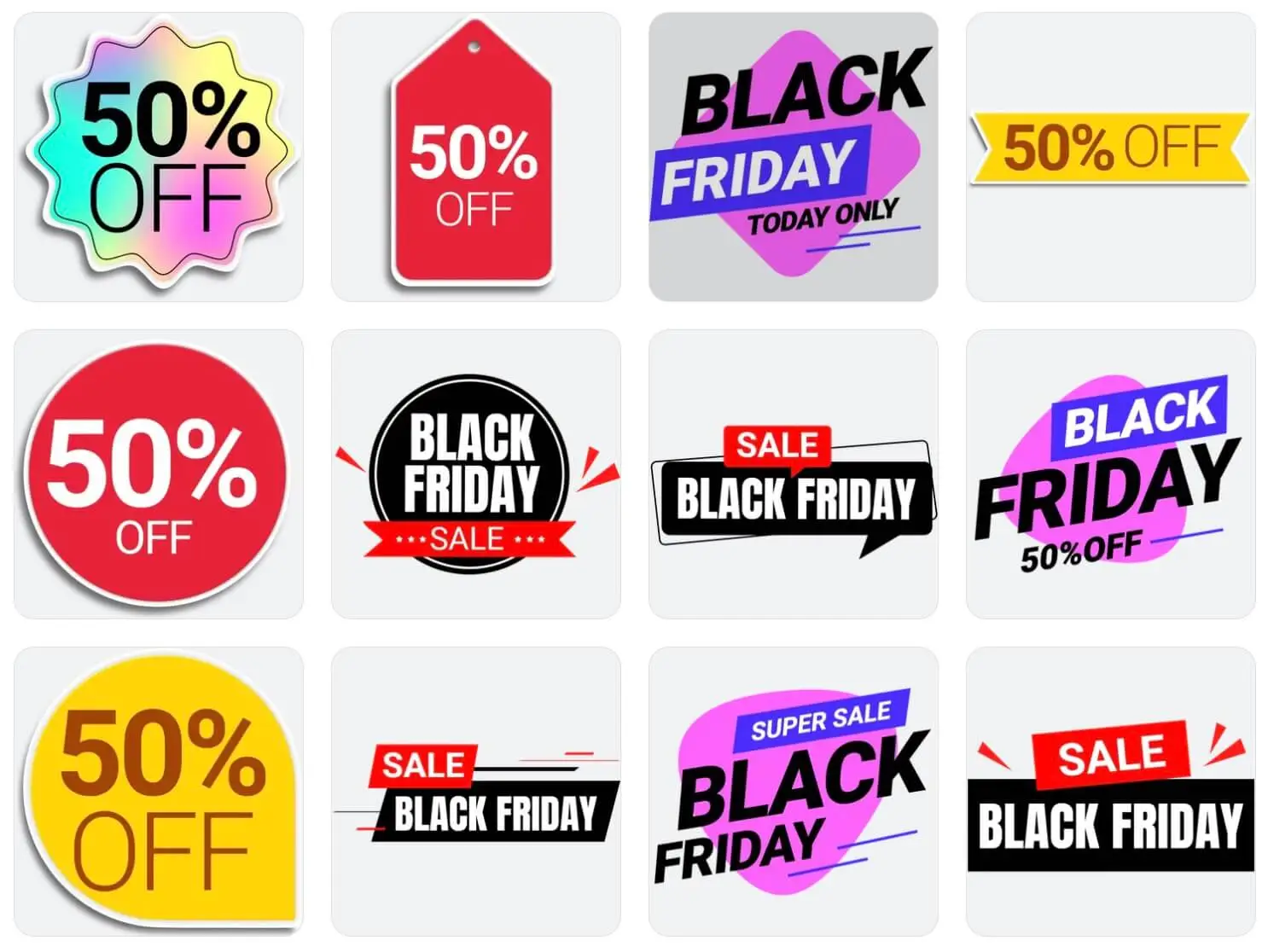 black friday banner examples