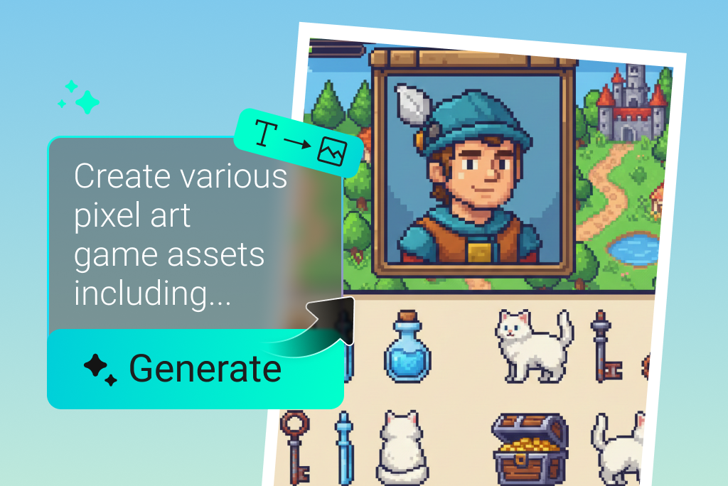AI-Powered Sprite Generation from Text Prompts