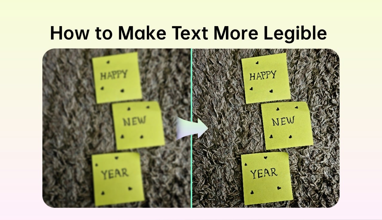 Sharpen Text Images: How to Make Text More Legible